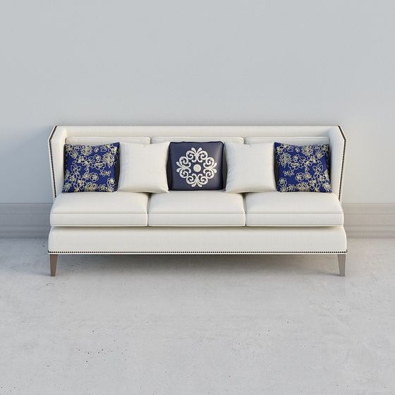 Stylish 3D Sofa Model for Contemporary Spaces