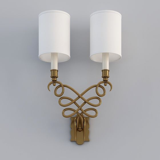 Stylish Wall Light 3D model for Modern Interiors