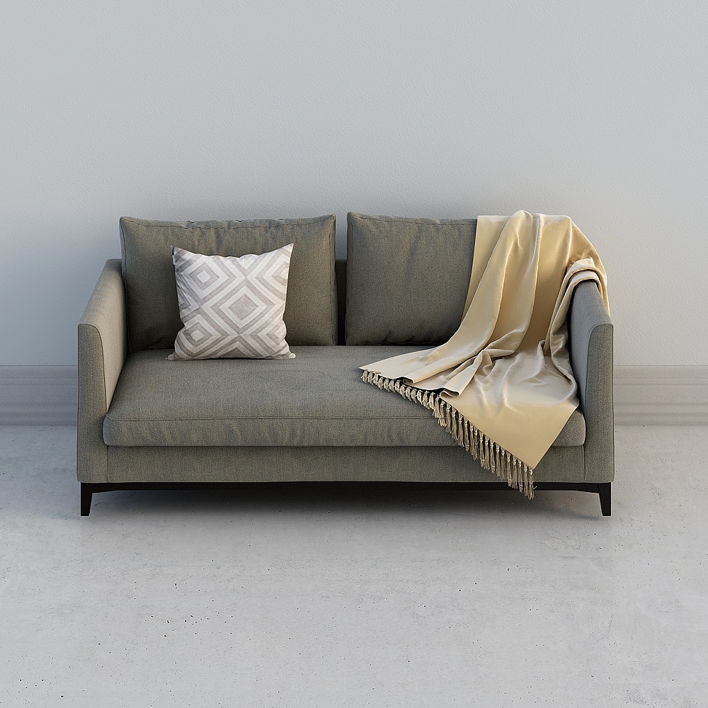 Cool Carre - Divano minimalista per soggiorno nordico