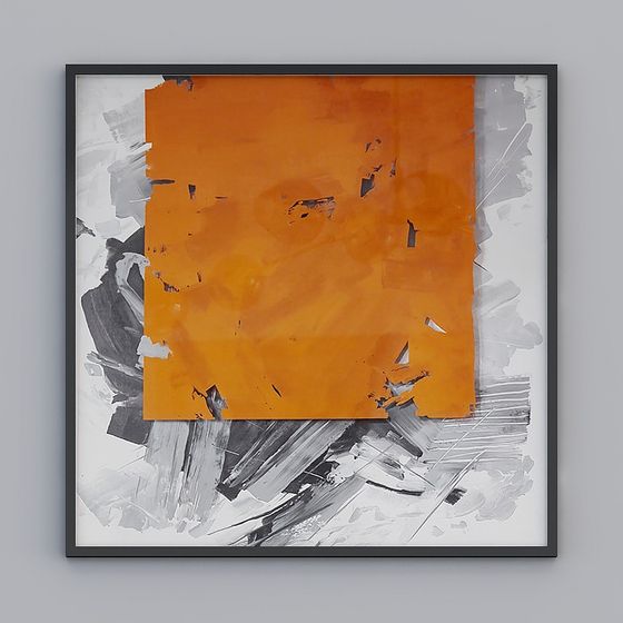 Abstract Picture Frame 3D Model for Designers and Architects