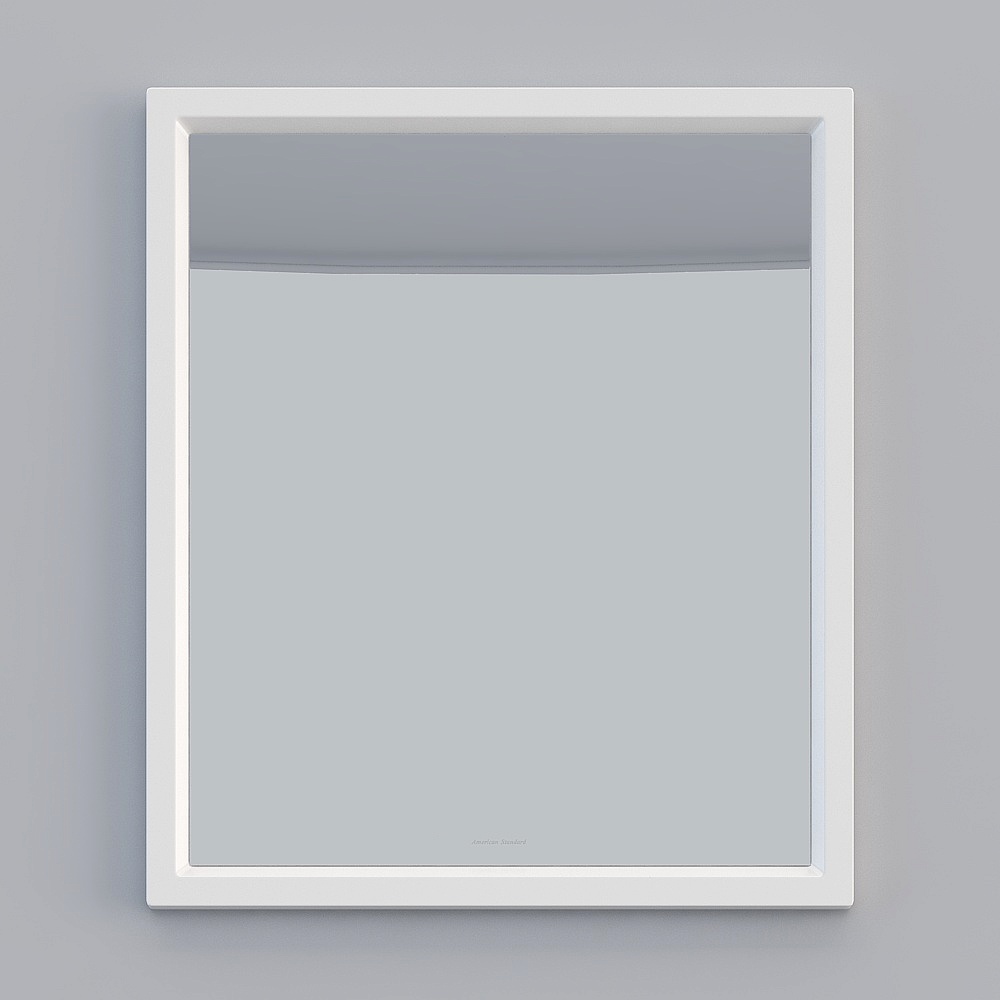 Sleek Minimalist Bathroom Mirror 3D model