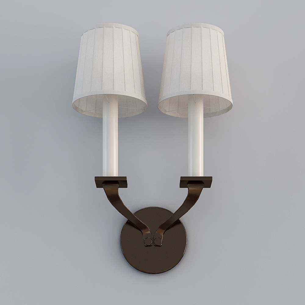 Black copper wall lamp