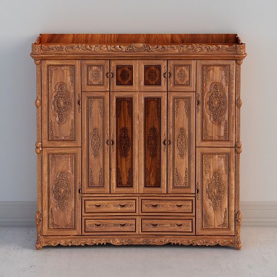 Tủ quần áo Louis XIV Series -B02J-4A