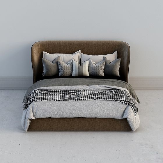 Urban Luxury Bed 3D model