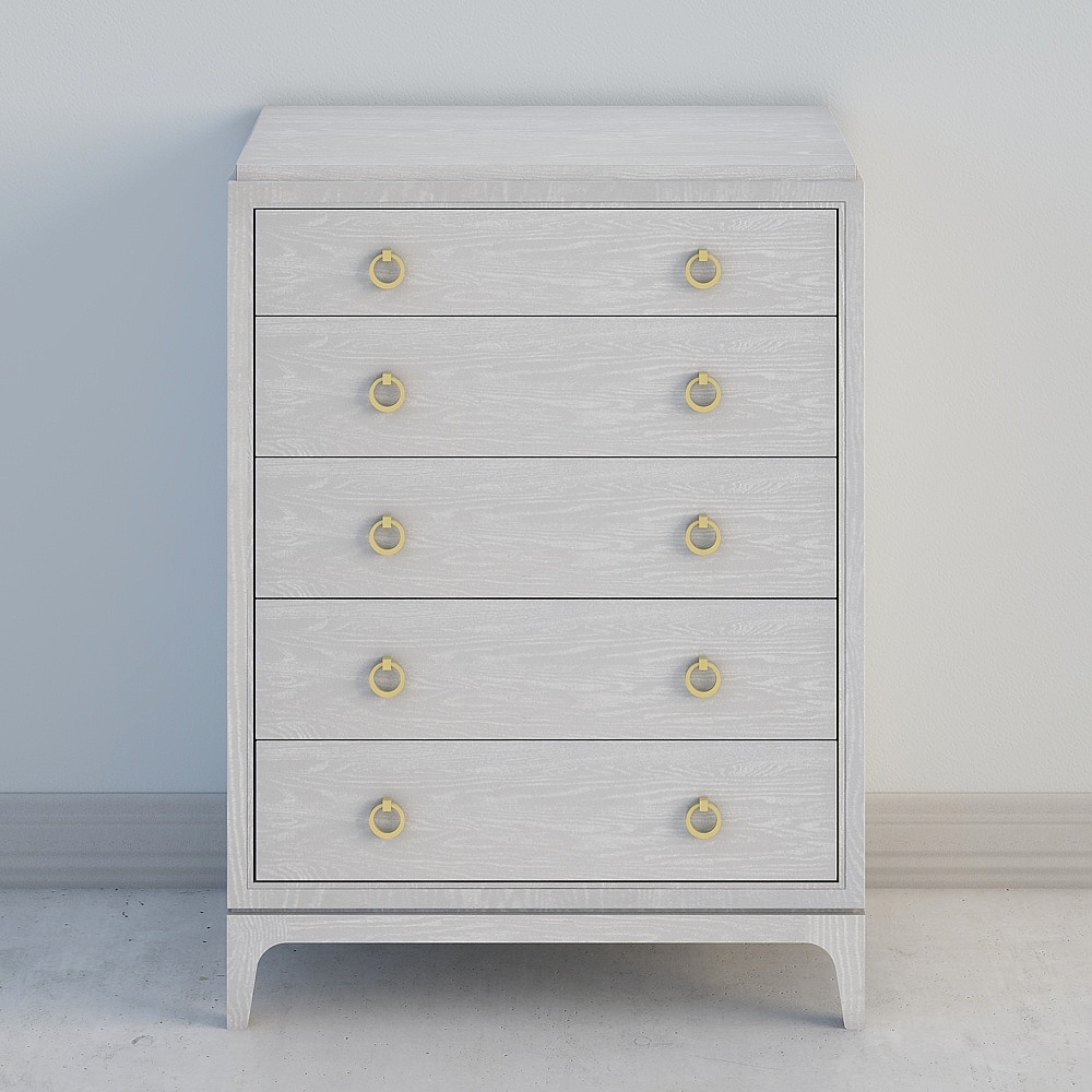 City Light Chest 3D model - Modern Minimalist Design