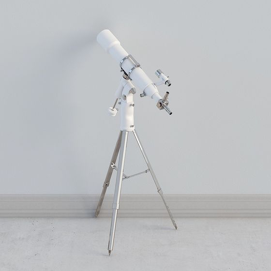 Telescope 3D model for Designers and Developers