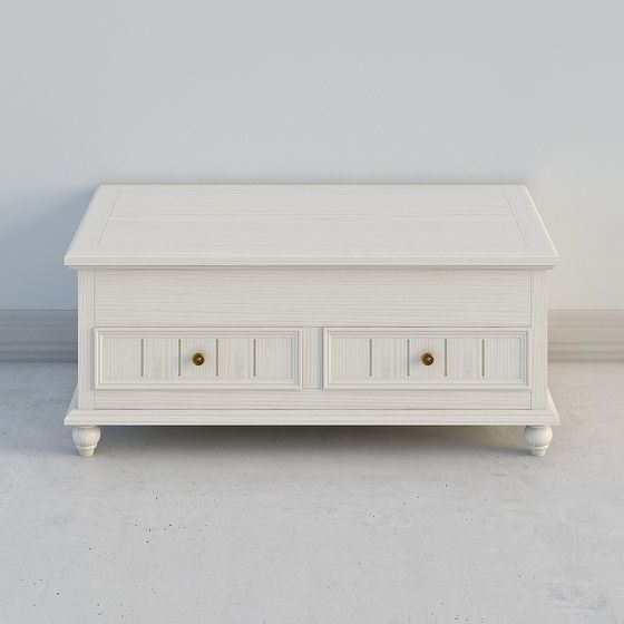 Vintage Storage Box 3D model for Modern Interiors