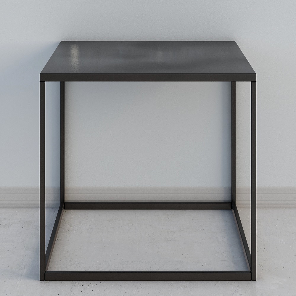 WB-Nordic Bedroom 280645-Black Bedside Table