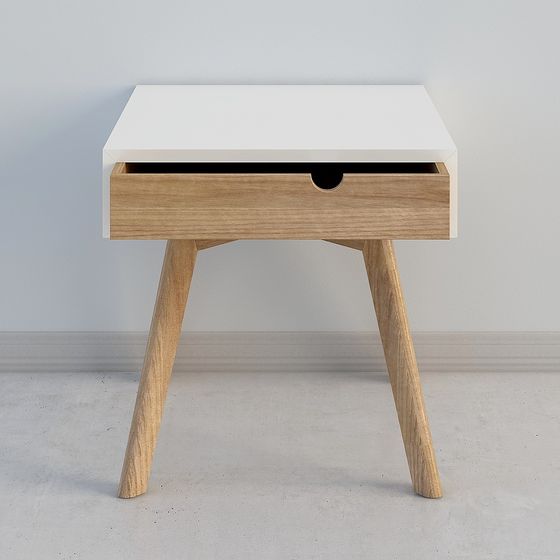 Mid-Century Modern Side Table 3D model