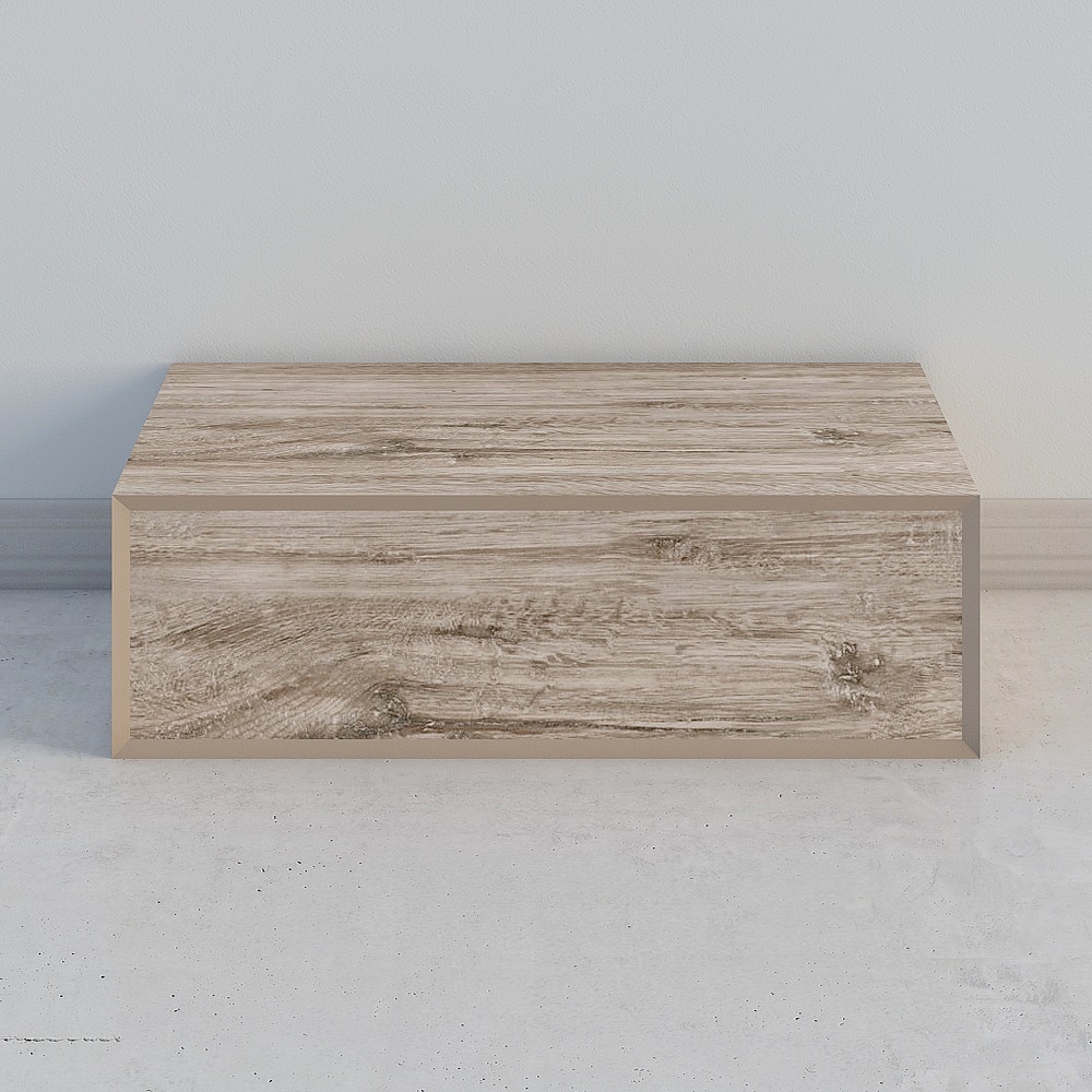 Wood Grain Bench 3D model for Natural Aesthetic