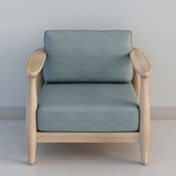 Cozy Lounge Chair 3D model