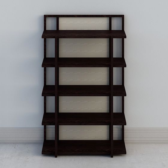 Urban Elegance Bookshelf 3D model for Modern Spaces