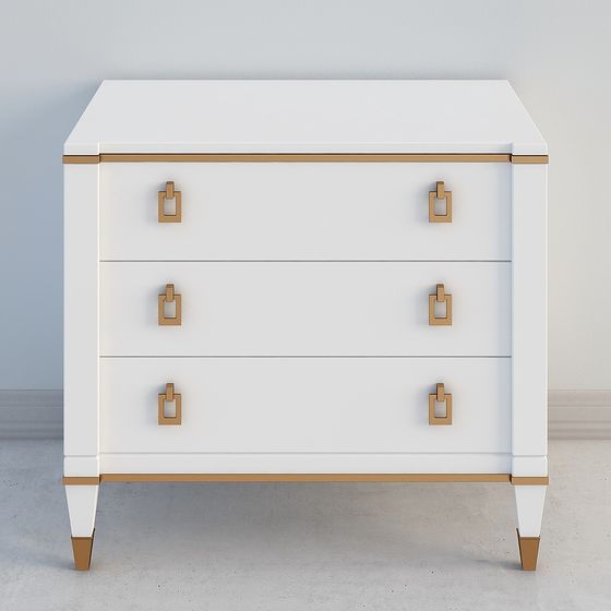 Luxe Dresser 3D model for Modern Spaces
