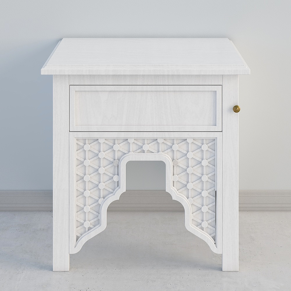 WD-Mediterranean Bedroom 121310-Bedside Table