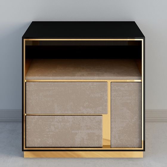 City Corner Side Cabinet 3D model