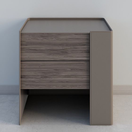 Stylish Nightstand 3D model for Contemporary Spaces