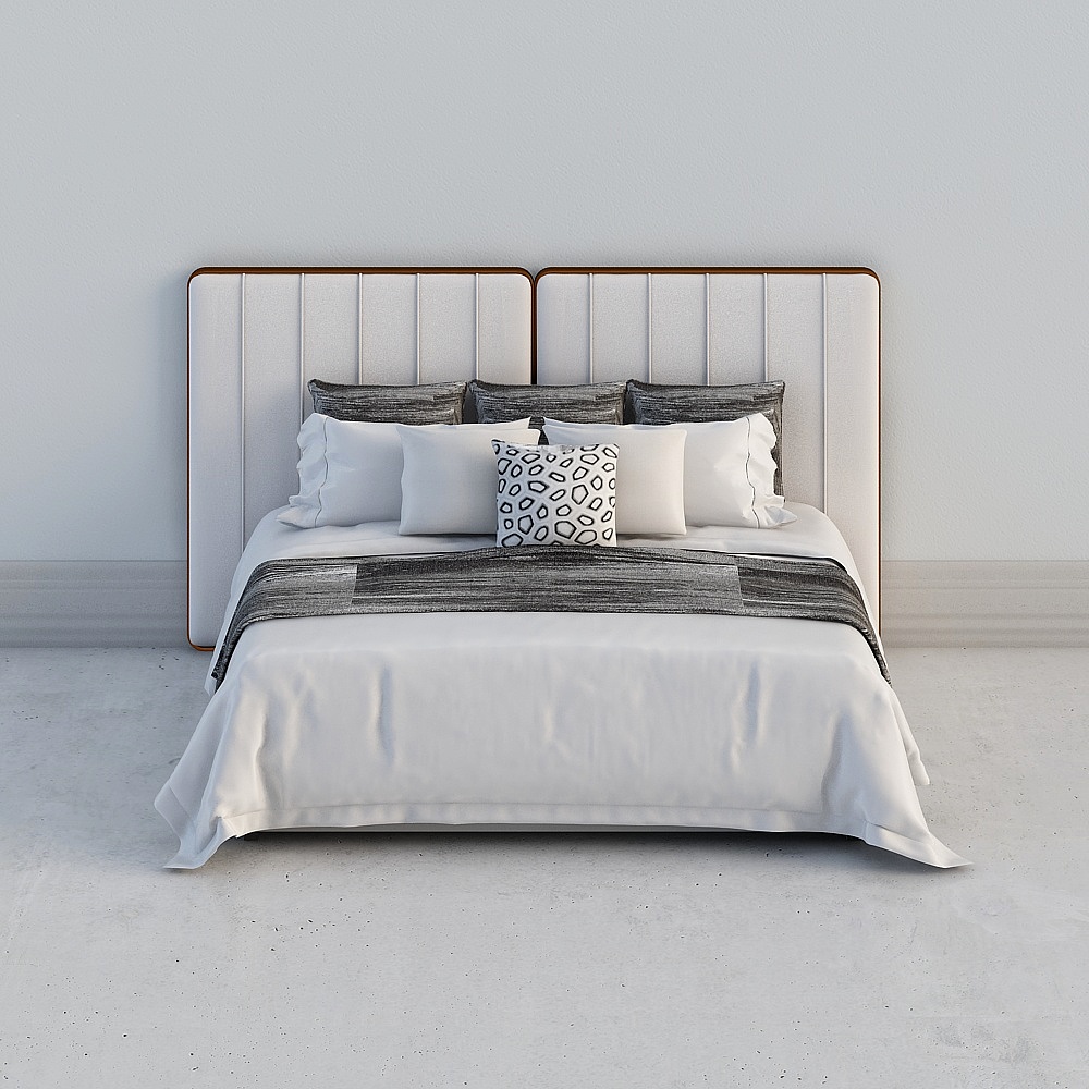 WZ-Phòng ngủ kiểu Trung Quốc mới 302685-giường