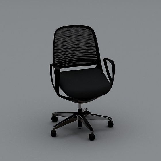 Low-Poly Office Chair 301 3D model