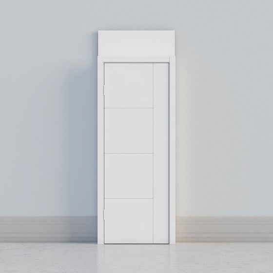 Urban Gate 3D model - Stylish Minimalist Door