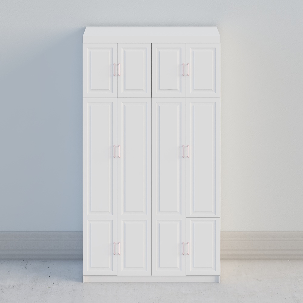 Sleek Minimalist Storage Cabinet 3D model