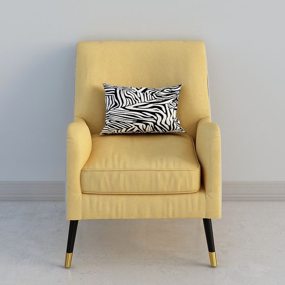 Cozy Corner 3D Model Chair for Modern Interiors