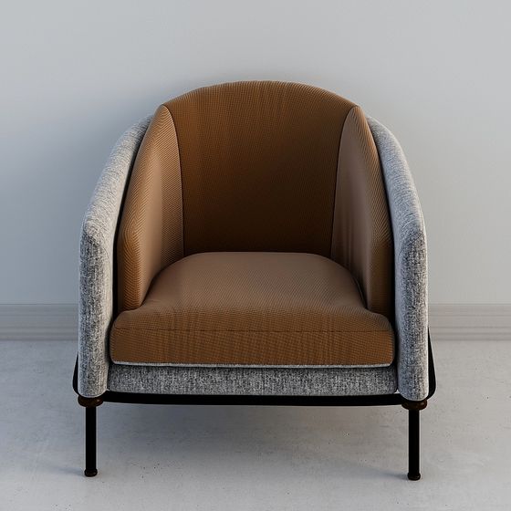 Elegant Modern 3D Chair Model for Interior Design