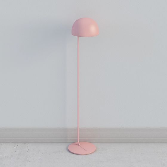 Pink Mushroom Lamp 3D model