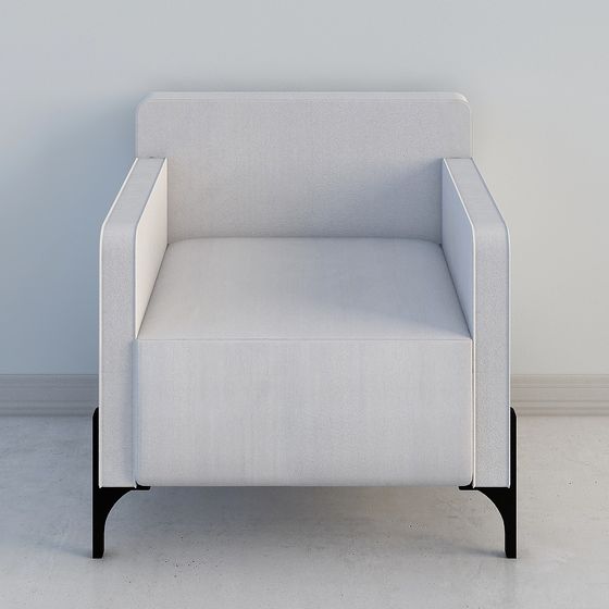 Stylish Urban Sofa Low-Poly 3D Model