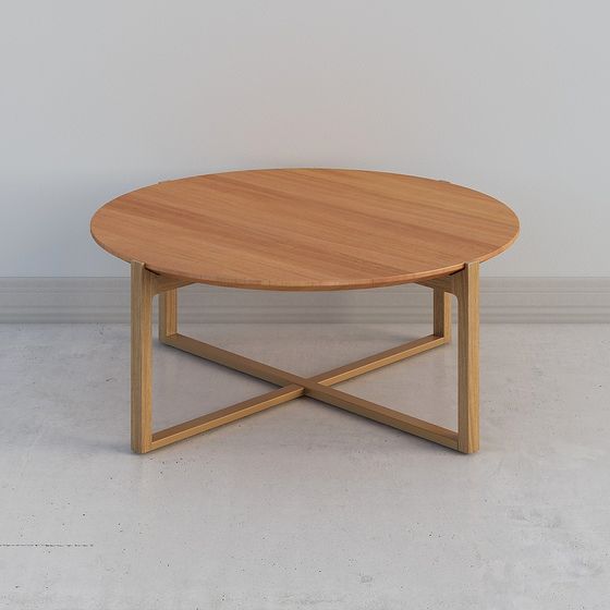 Elegant Earth Color Coffee Table for Living Room