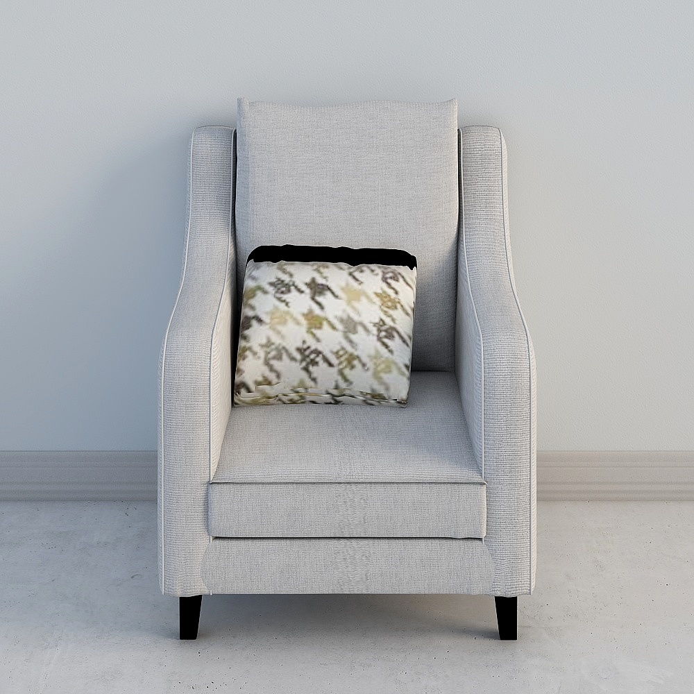 Comfortable Sofa 3D model for Modern Living Spaces