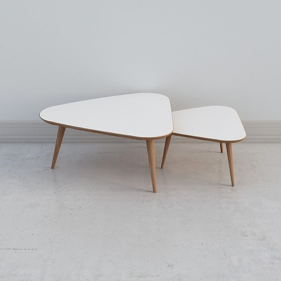 Streamlined Coffee Table 3D model