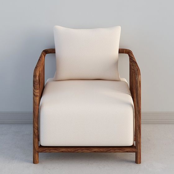 Cozy Lounge Chair 3D model