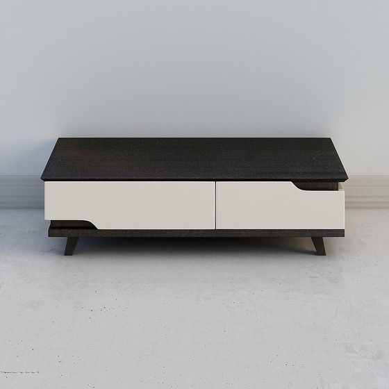 Stylish TV Cabinet 3D model for Contemporary Spaces