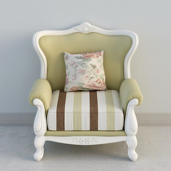 Vintage Sofa 3D Model for Elegant Interiors