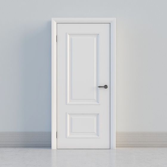 Stylish Minimalist Door 3D model for Contemporary Spaces