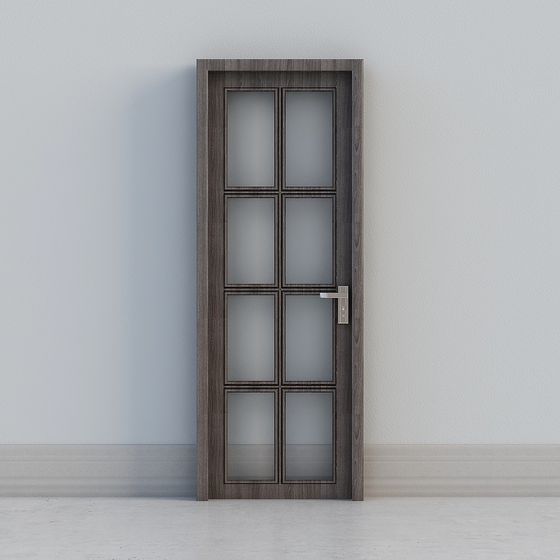 Modern Glass Door 3D model