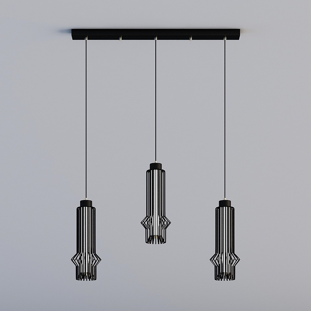 Art Deco Pendant Lights 3D model