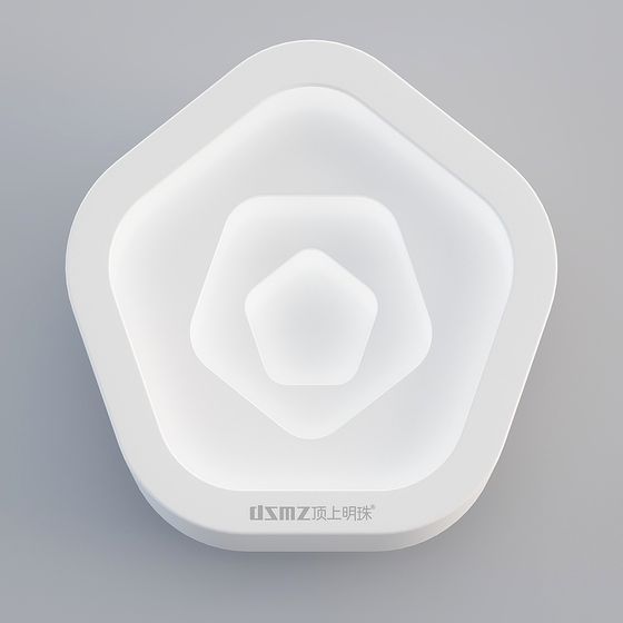 Sopra la Perla-applique Ala di Cristallo al Pentagono