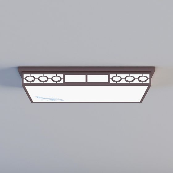 Charming Ceiling Lamp 3D model for Contemporary Spaces