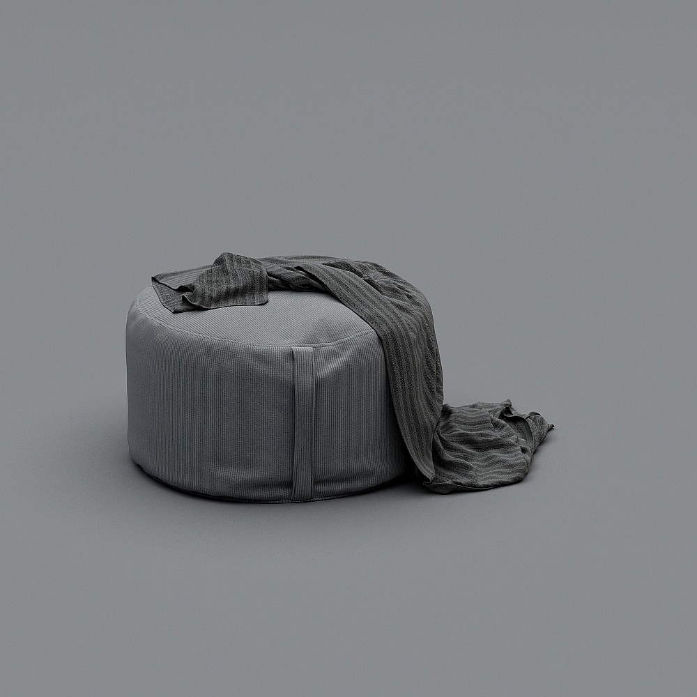 Cozy Pouf 3D model