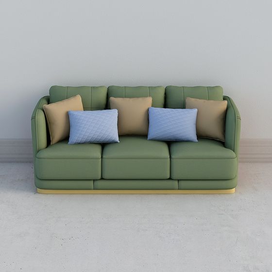 Urban Comfort 3D model Sofa for Modern Spaces