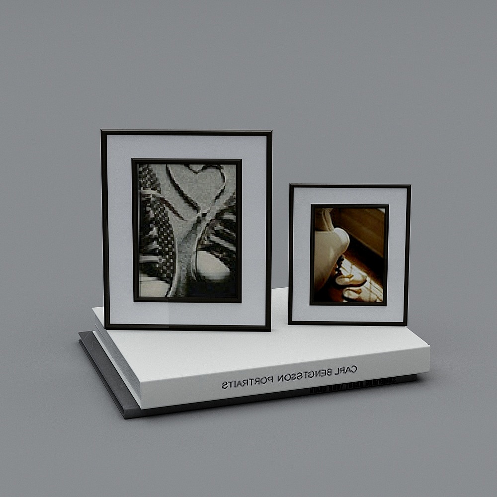 Artistic Low-Polygon Frame Set 3D model