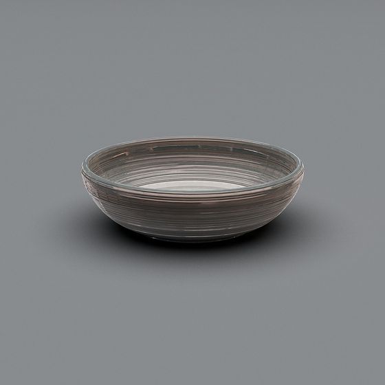 Minimalist Glass Bowl 3D model