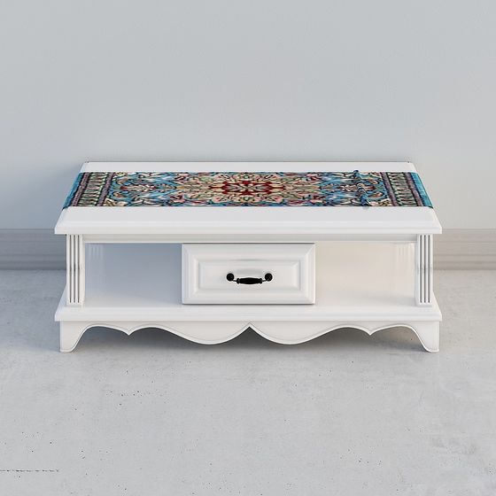 Vintage Style Coffee Table 3D model