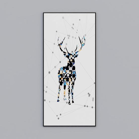 Geometric Deer 3D model