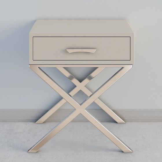 Cross-Legged Nightstand 3D model