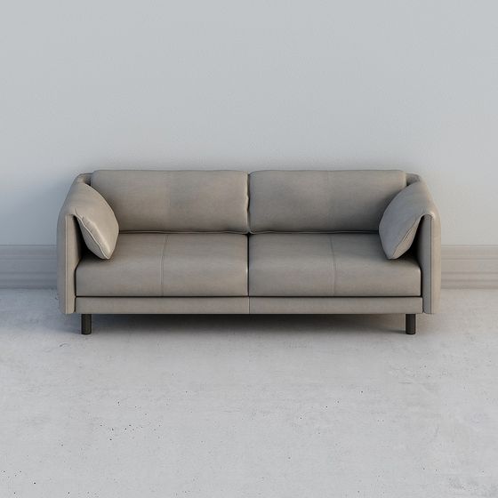 Low Polygon Stylish Sofa 3D model