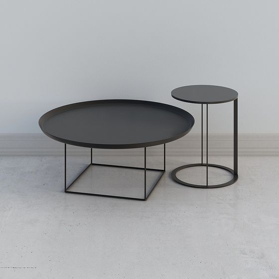 Urban Accent Table Low-Poly 3D Model