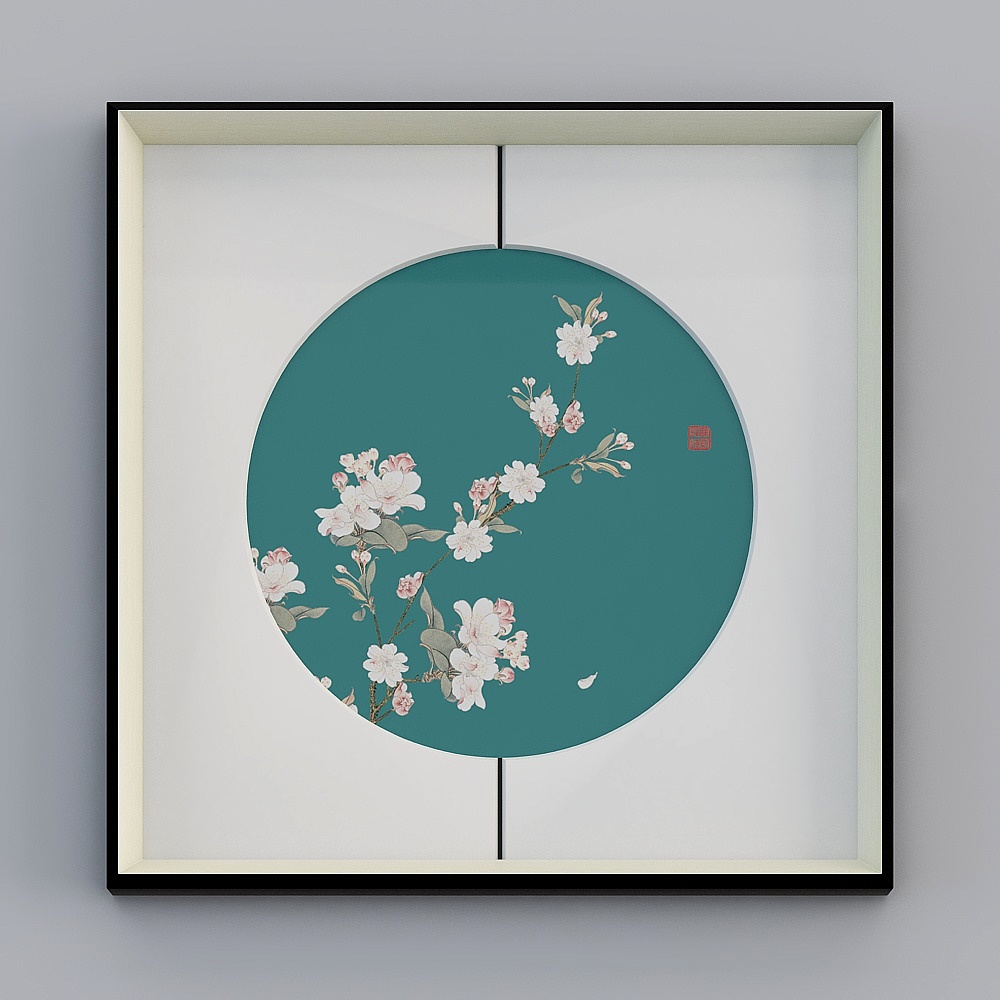 Peinture de décoration de fleur de pivoine nouvelle peinture murale de salon chinois arrière-plan peinture fleurs en pleine floraison riche peinture suspendue peinture de salle à manger Xuanguan bwhxd-yf-bpp-3