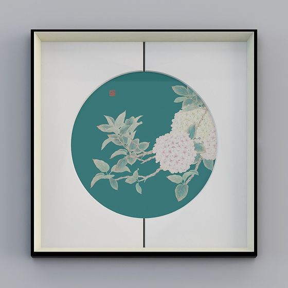 Elegant Low-Polygon Floral 3D Model